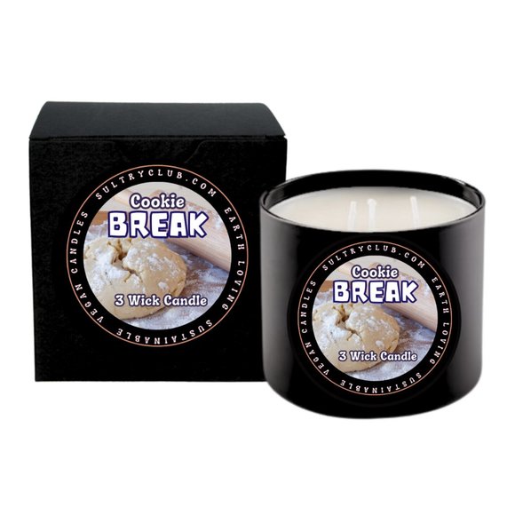 Cookie Break Triple Wick Candle - Picture 1 of 2
